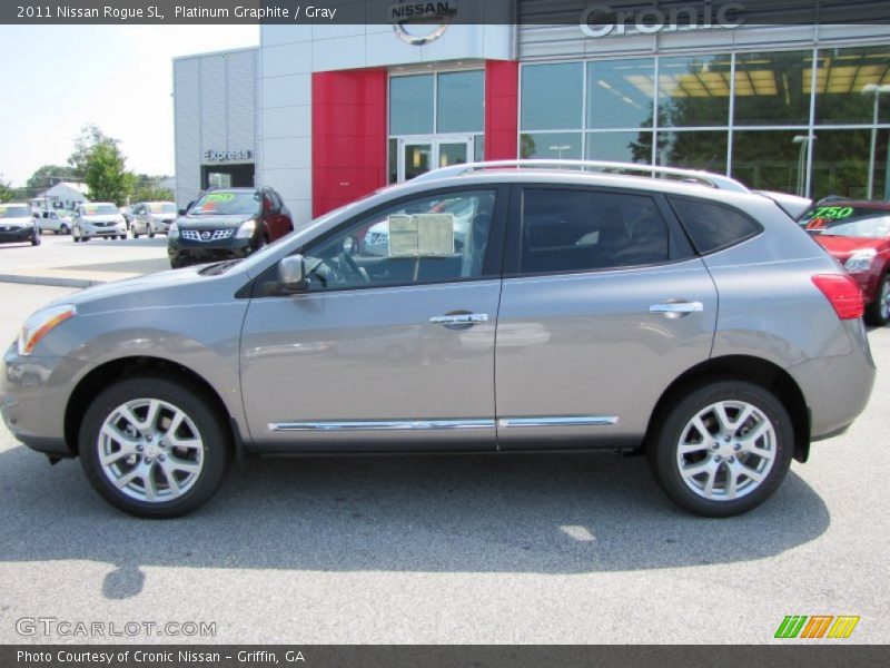 Platinum Graphite / Gray 2011 Nissan Rogue SL