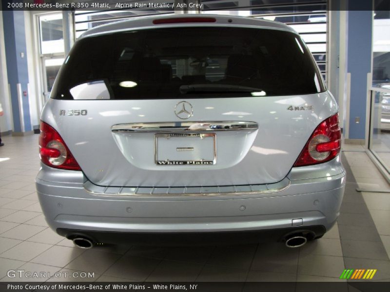 Alpine Rain Metallic / Ash Grey 2008 Mercedes-Benz R 350 4Matic