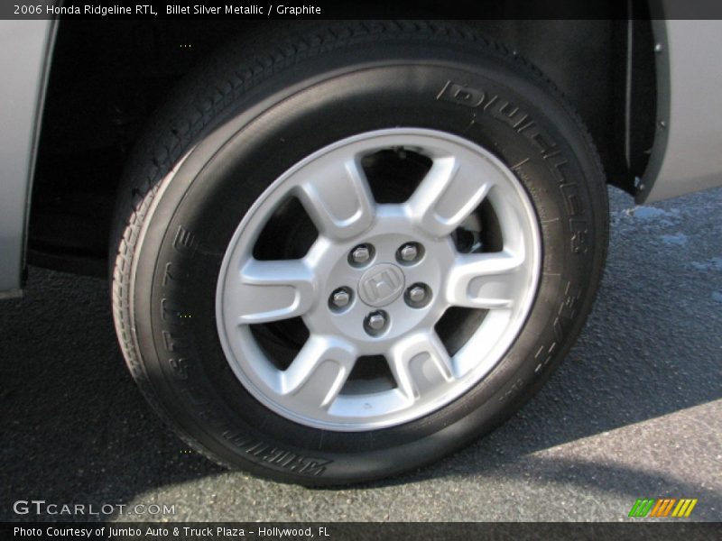 Billet Silver Metallic / Graphite 2006 Honda Ridgeline RTL