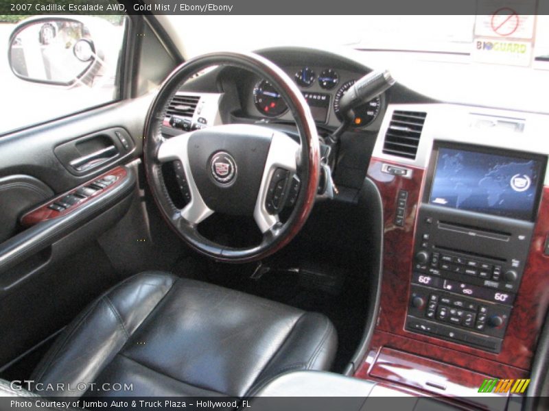 Gold Mist / Ebony/Ebony 2007 Cadillac Escalade AWD