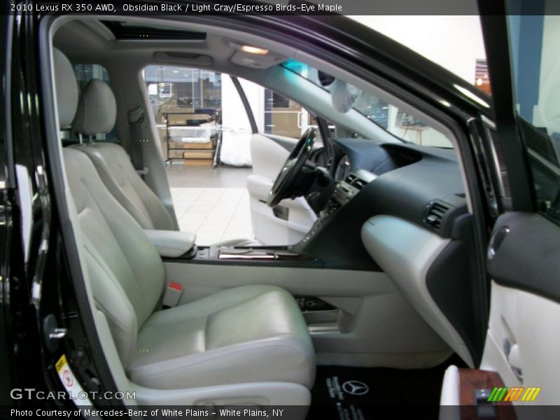 Obsidian Black / Light Gray/Espresso Birds-Eye Maple 2010 Lexus RX 350 AWD