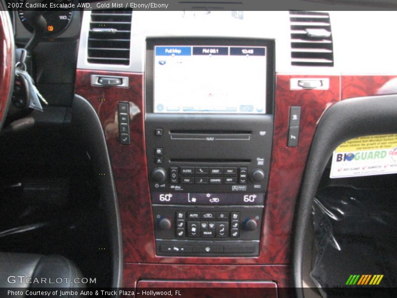Gold Mist / Ebony/Ebony 2007 Cadillac Escalade AWD