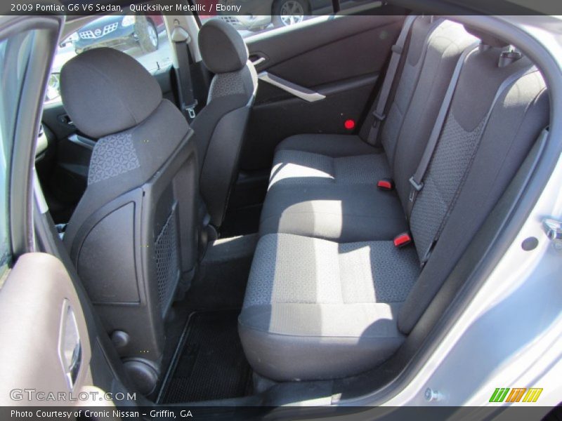 Quicksilver Metallic / Ebony 2009 Pontiac G6 V6 Sedan