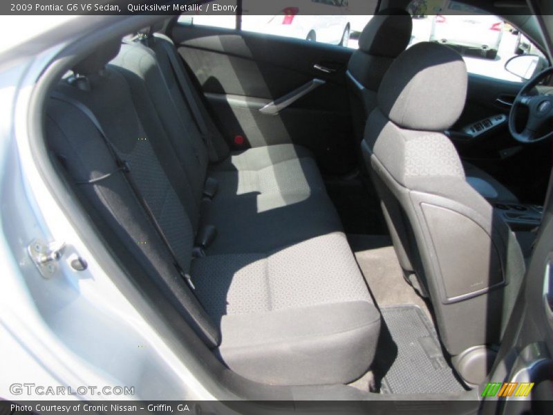 Quicksilver Metallic / Ebony 2009 Pontiac G6 V6 Sedan