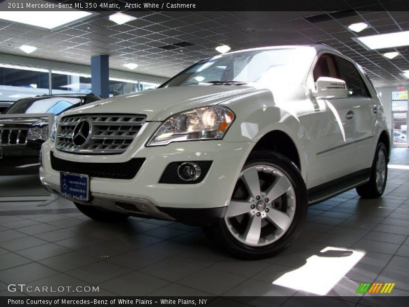 Arctic White / Cashmere 2011 Mercedes-Benz ML 350 4Matic