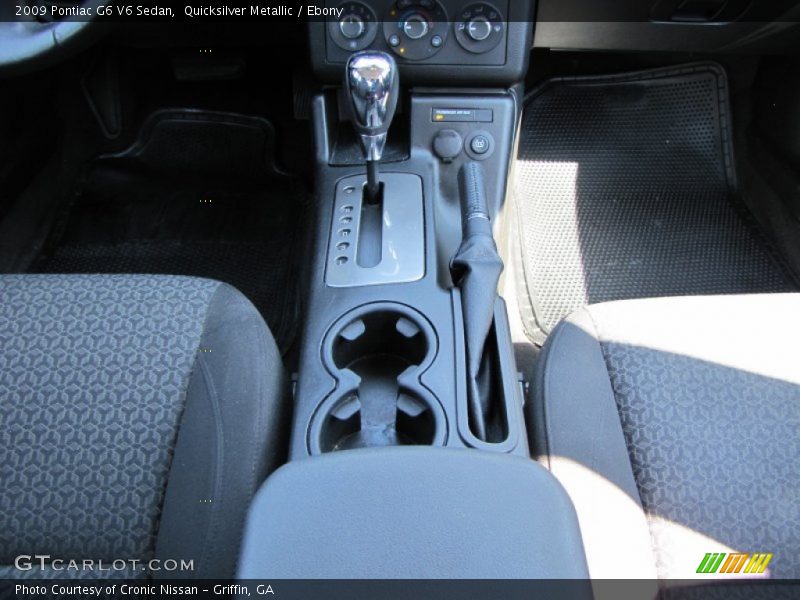 Quicksilver Metallic / Ebony 2009 Pontiac G6 V6 Sedan