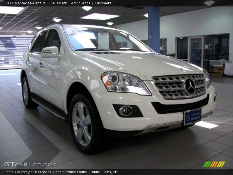 Arctic White / Cashmere 2011 Mercedes-Benz ML 350 4Matic