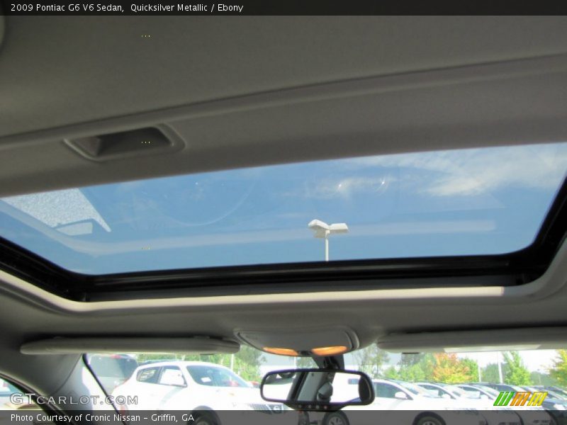 Quicksilver Metallic / Ebony 2009 Pontiac G6 V6 Sedan