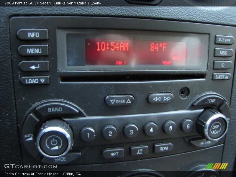 Quicksilver Metallic / Ebony 2009 Pontiac G6 V6 Sedan