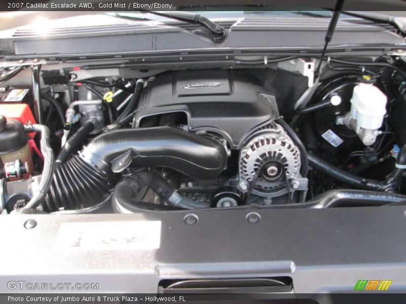 Gold Mist / Ebony/Ebony 2007 Cadillac Escalade AWD