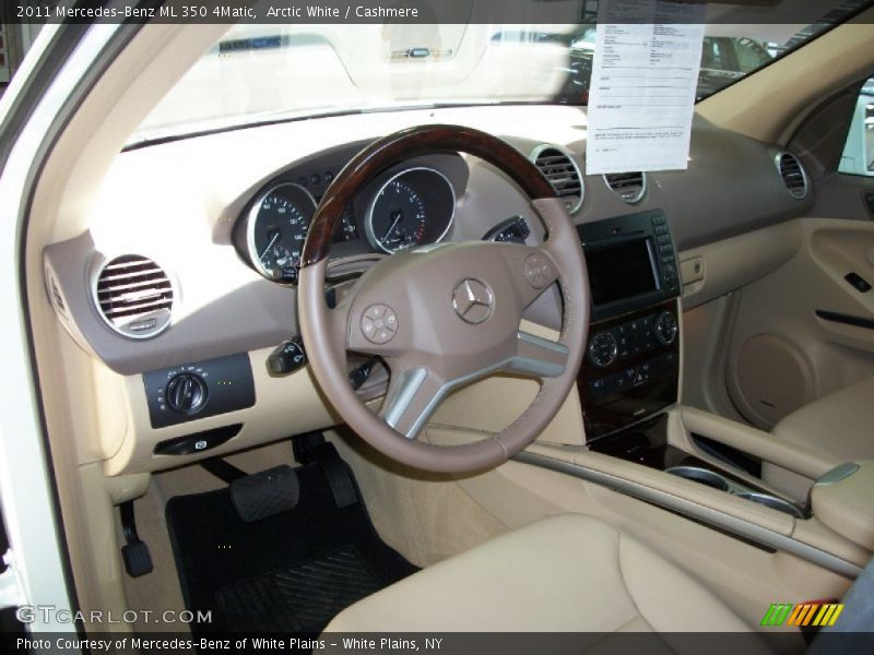 Arctic White / Cashmere 2011 Mercedes-Benz ML 350 4Matic