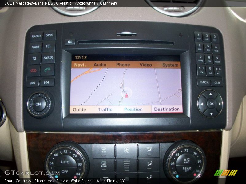 Arctic White / Cashmere 2011 Mercedes-Benz ML 350 4Matic