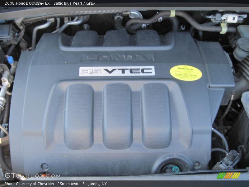 Baltic Blue Pearl / Gray 2008 Honda Odyssey EX