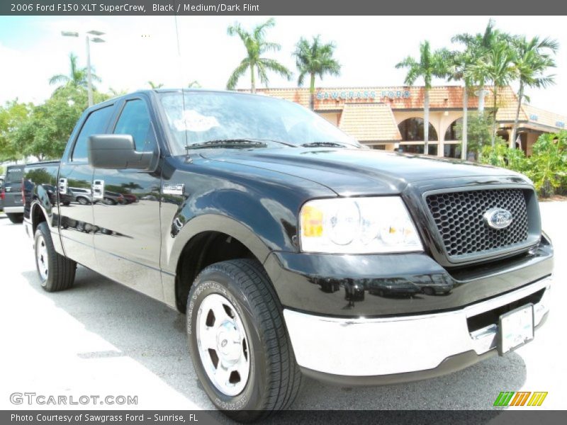Black / Medium/Dark Flint 2006 Ford F150 XLT SuperCrew