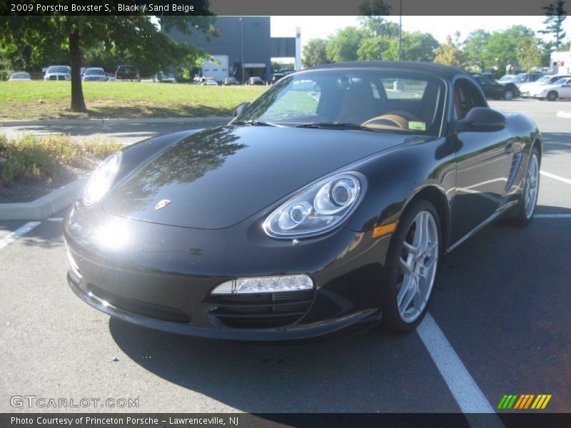 Black / Sand Beige 2009 Porsche Boxster S