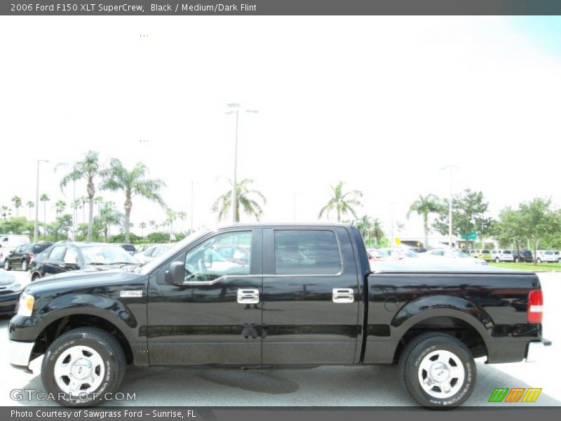 Black / Medium/Dark Flint 2006 Ford F150 XLT SuperCrew