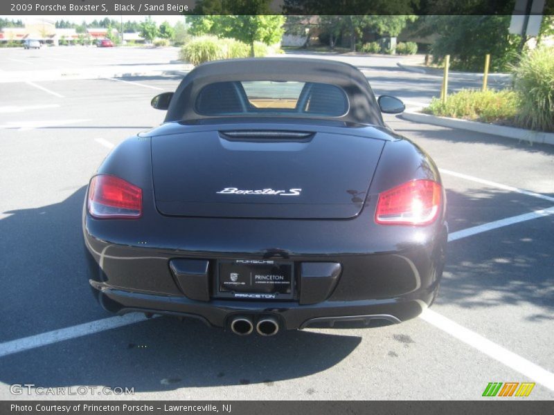 Black / Sand Beige 2009 Porsche Boxster S