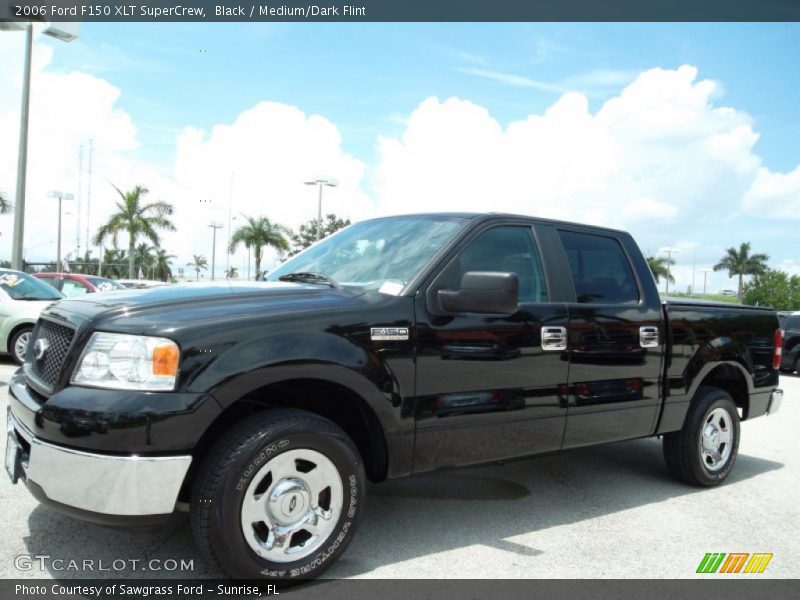 Black / Medium/Dark Flint 2006 Ford F150 XLT SuperCrew