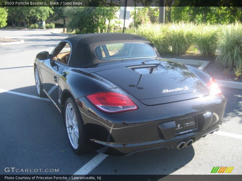 Black / Sand Beige 2009 Porsche Boxster S