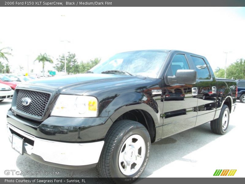 Black / Medium/Dark Flint 2006 Ford F150 XLT SuperCrew