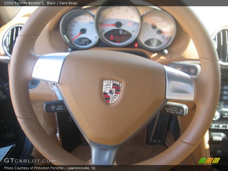 Black / Sand Beige 2009 Porsche Boxster S