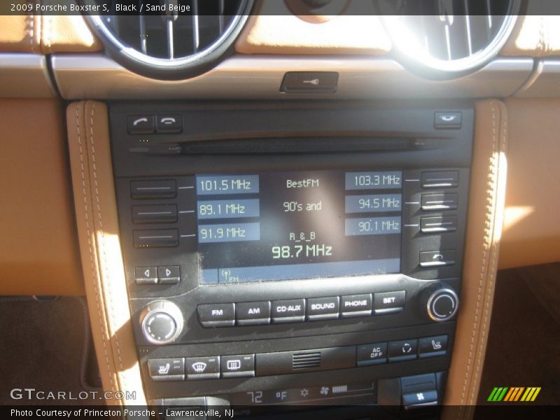 Black / Sand Beige 2009 Porsche Boxster S