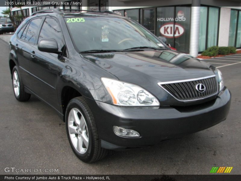 Flint Gray Mica / Ivory 2005 Lexus RX 330