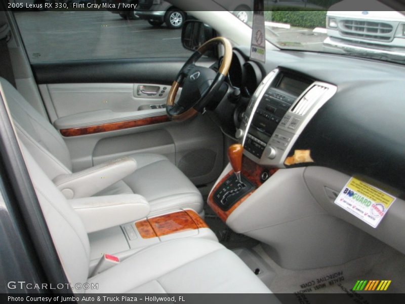 Flint Gray Mica / Ivory 2005 Lexus RX 330
