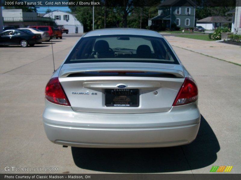 Gold Ash Metallic / Ebony Black 2006 Ford Taurus SE