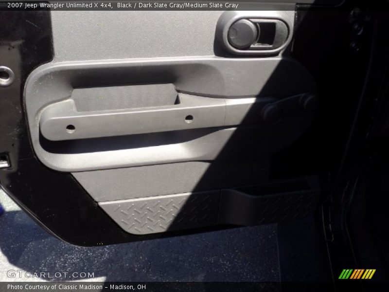 Black / Dark Slate Gray/Medium Slate Gray 2007 Jeep Wrangler Unlimited X 4x4