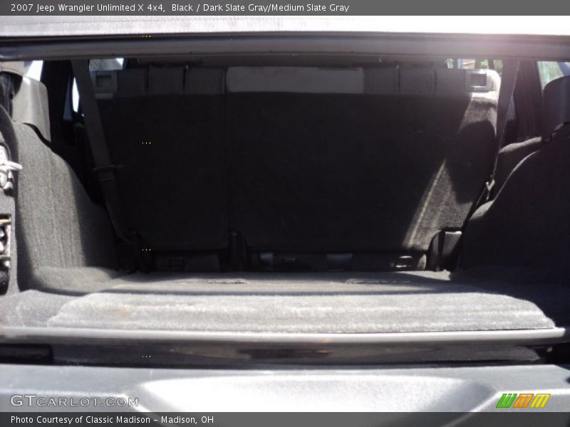 Black / Dark Slate Gray/Medium Slate Gray 2007 Jeep Wrangler Unlimited X 4x4