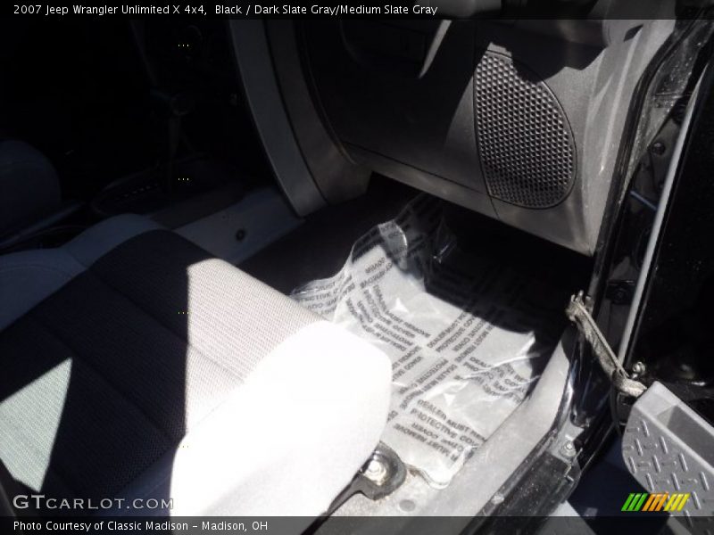 Black / Dark Slate Gray/Medium Slate Gray 2007 Jeep Wrangler Unlimited X 4x4