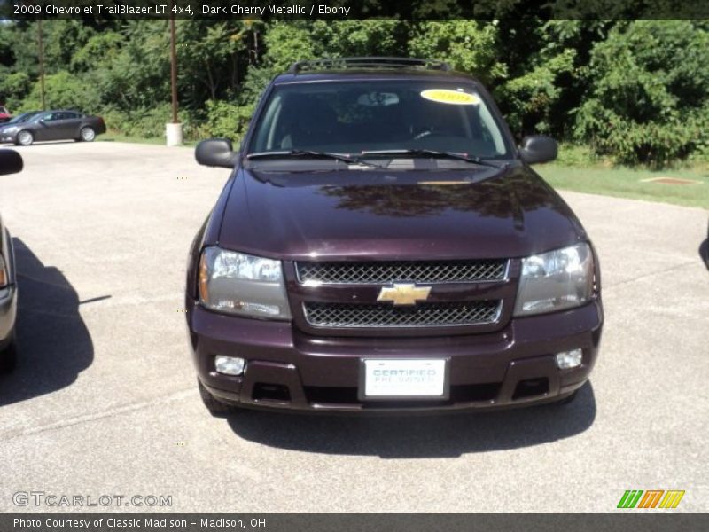Dark Cherry Metallic / Ebony 2009 Chevrolet TrailBlazer LT 4x4