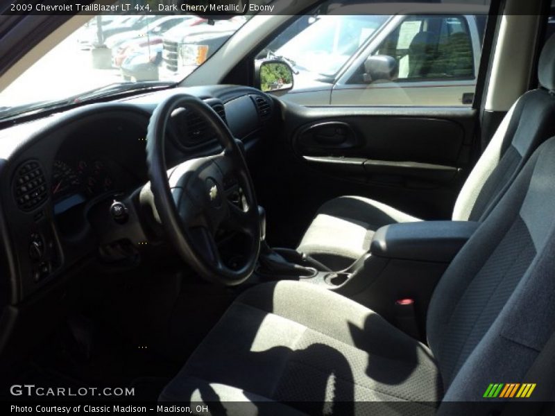 Dark Cherry Metallic / Ebony 2009 Chevrolet TrailBlazer LT 4x4