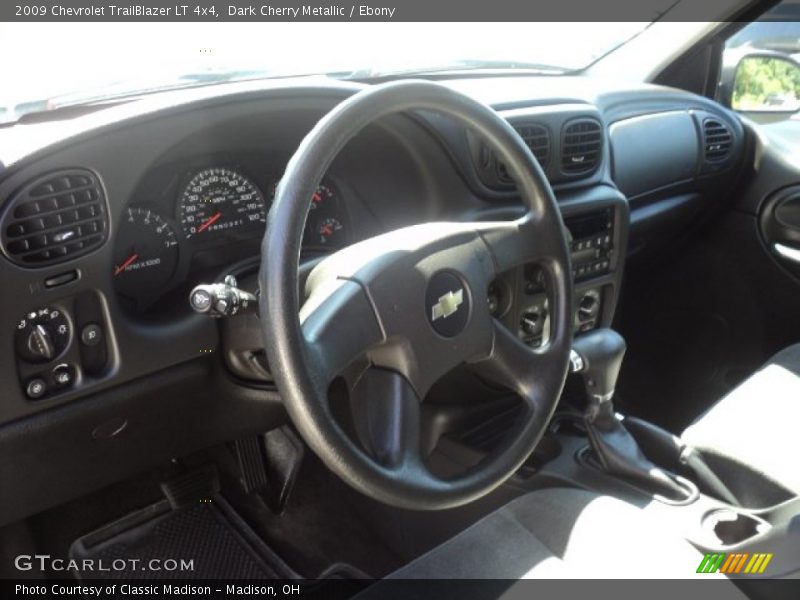 Dark Cherry Metallic / Ebony 2009 Chevrolet TrailBlazer LT 4x4