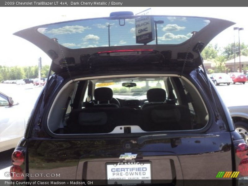 Dark Cherry Metallic / Ebony 2009 Chevrolet TrailBlazer LT 4x4