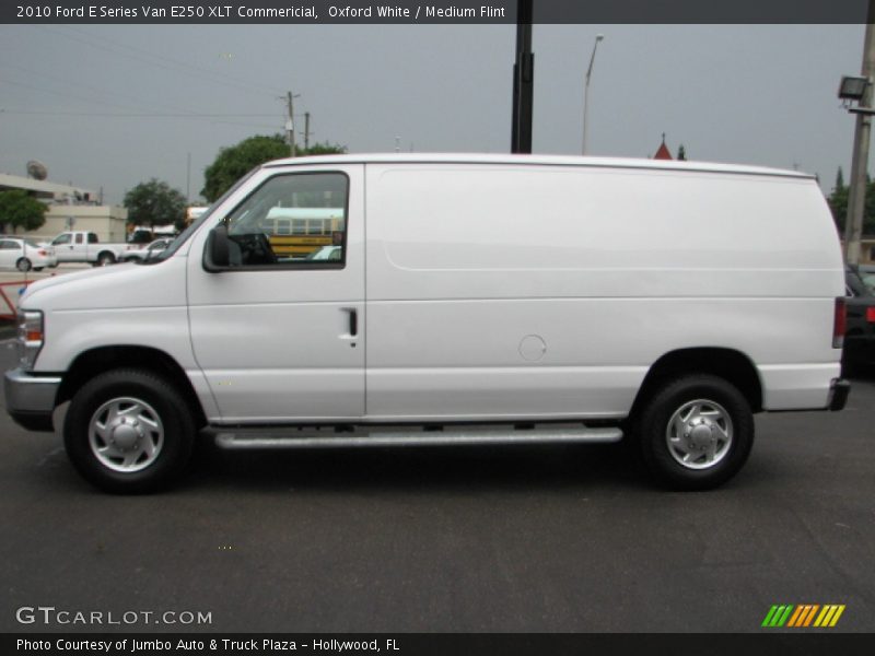 Oxford White / Medium Flint 2010 Ford E Series Van E250 XLT Commericial