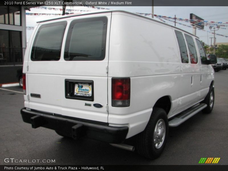 Oxford White / Medium Flint 2010 Ford E Series Van E250 XLT Commericial
