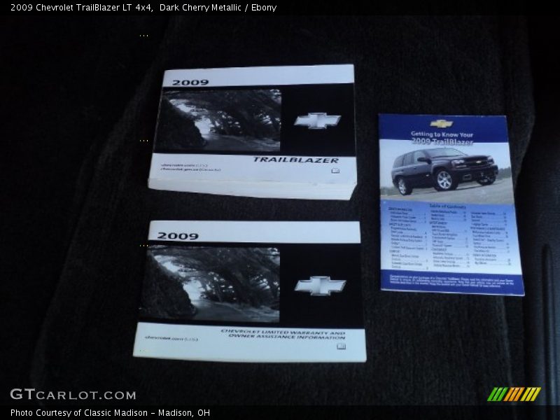 Dark Cherry Metallic / Ebony 2009 Chevrolet TrailBlazer LT 4x4