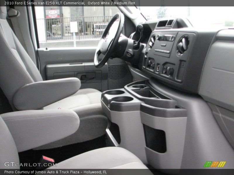 Oxford White / Medium Flint 2010 Ford E Series Van E250 XLT Commericial