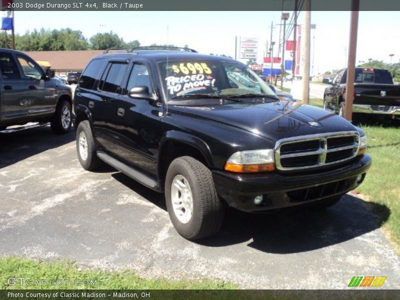 Black / Taupe 2003 Dodge Durango SLT 4x4