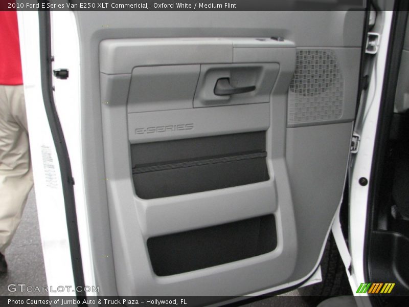 Oxford White / Medium Flint 2010 Ford E Series Van E250 XLT Commericial