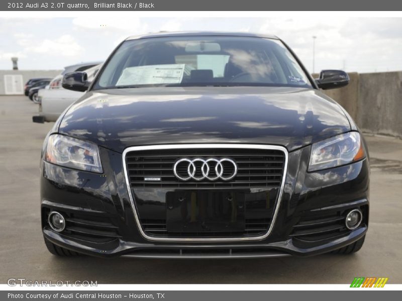 Brilliant Black / Black 2012 Audi A3 2.0T quattro