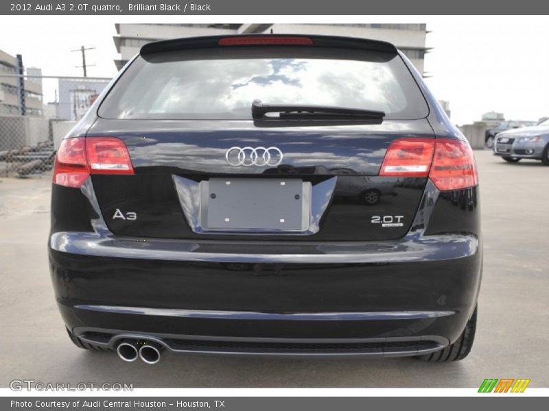 Brilliant Black / Black 2012 Audi A3 2.0T quattro