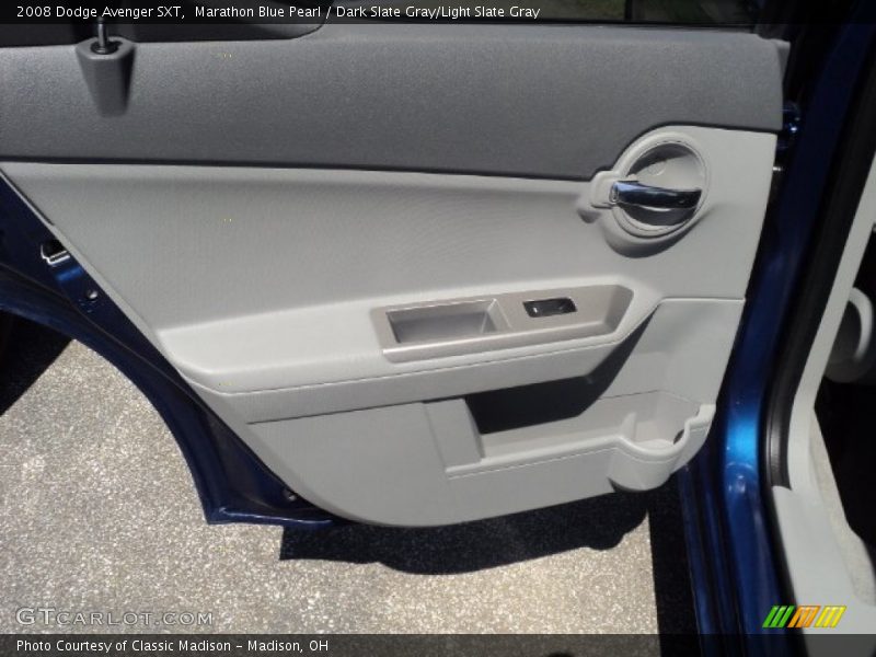 Marathon Blue Pearl / Dark Slate Gray/Light Slate Gray 2008 Dodge Avenger SXT
