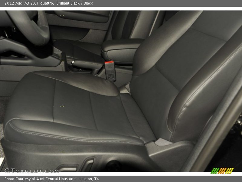 Brilliant Black / Black 2012 Audi A3 2.0T quattro