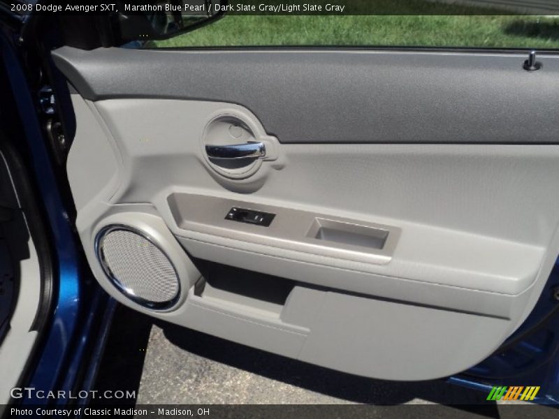 Marathon Blue Pearl / Dark Slate Gray/Light Slate Gray 2008 Dodge Avenger SXT