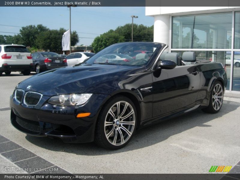 Jerez Black Metallic / Black 2008 BMW M3 Convertible