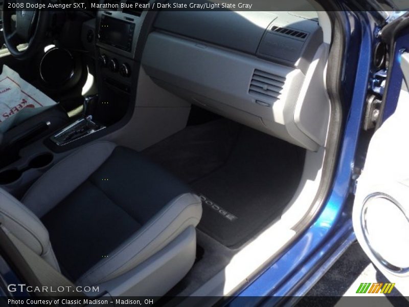 Marathon Blue Pearl / Dark Slate Gray/Light Slate Gray 2008 Dodge Avenger SXT