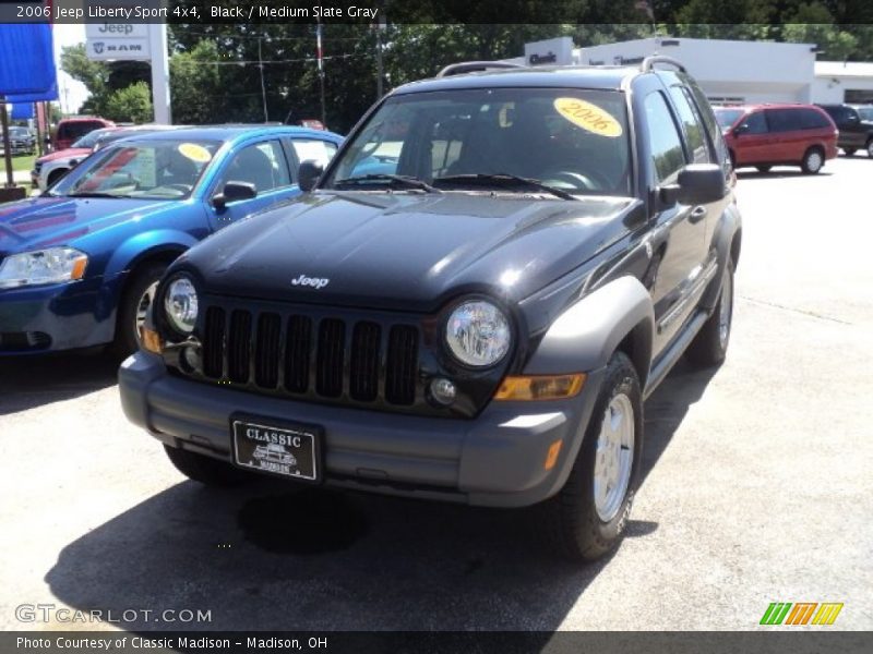 Black / Medium Slate Gray 2006 Jeep Liberty Sport 4x4